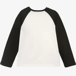 Dolce amp; Gabbana Boys White & Black Cotton Top Sale