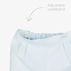 Sarah Louise Boys White & Blue Cotton Buster Suit Discount