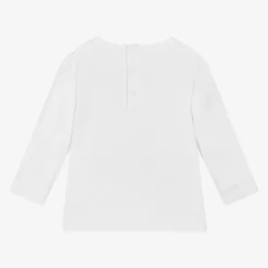 Carrément Beau Boys White Cotton Disney Top Online