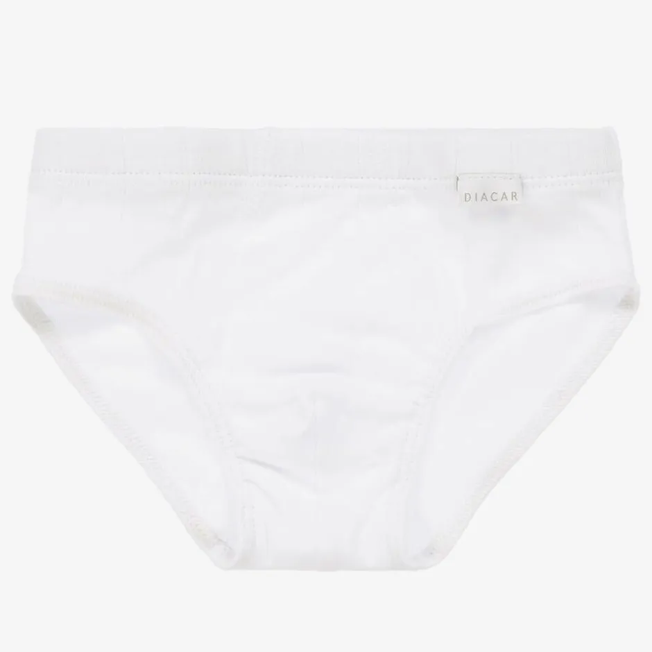 Diacar Boys White Cotton Pants New