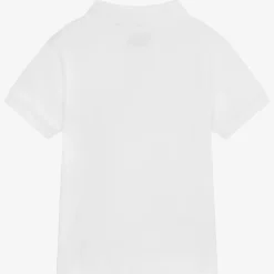 Mayoral Boys White Cotton Piqué Polo Shirt Best