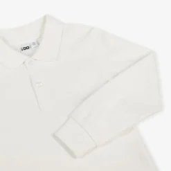 iDO Baby Boys White Cotton Rugby Shirt Discount