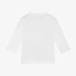BOSS Boys White Cotton Top Clearance