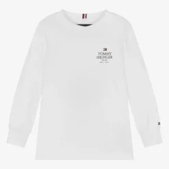 Tommy Hilfiger Boys White Cotton Top