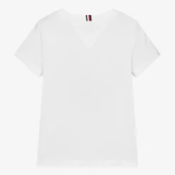 Tommy Hilfiger Boys White Cotton T-Shirt New