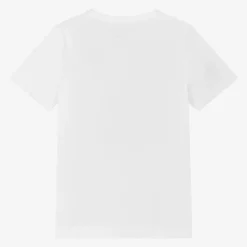 Calvin Klein Boys White Cotton T-Shirt Hot
