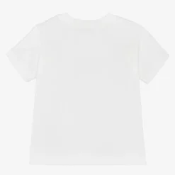 Dolce amp; Gabbana Boys White Cotton T-Shirt Discount
