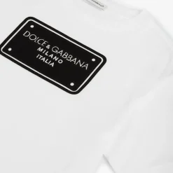 Dolce amp; Gabbana Boys White Cotton T-Shirt Sale