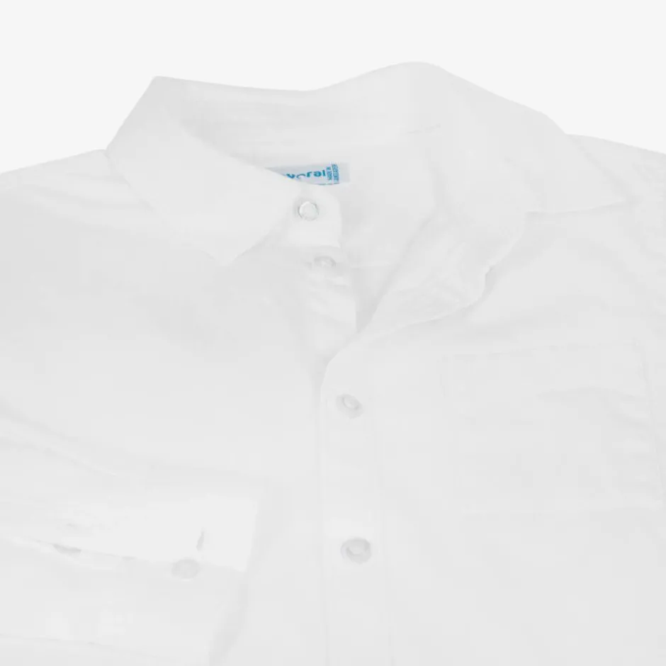 Mayoral Boys White Cotton Twill Shirt New