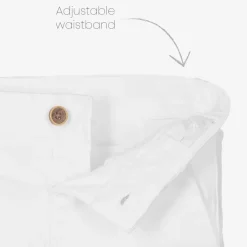 Mayoral Boys White Cotton Twill Shorts Outlet