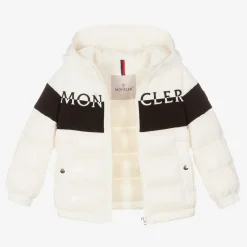 Moncler Enfant Boys White Down Padded Jacket Hot