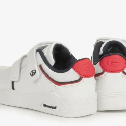 Beppi Boys White Faux Leather Velcro Trainers Discount