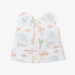 Kissy Kissy Boys White Jungle Adventure Pima Cotton Hat Online