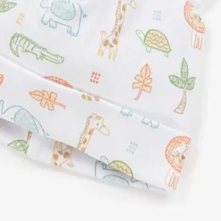 Kissy Kissy Boys White Jungle Adventure Pima Cotton Hat Online