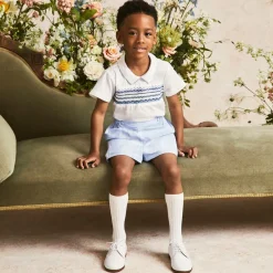 Childrens Classics Boys White Leather Shoes Best