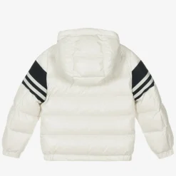 Moncler Enfant Boys White Mangal Down Puffer Jacket Online
