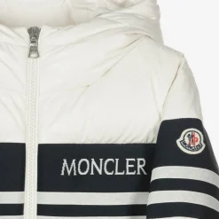 Moncler Enfant Boys White Mangal Down Puffer Jacket Online