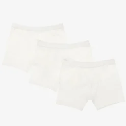 Childrensalon Essentials Boys White Organic Boxer Briefs (3 Pack) Best