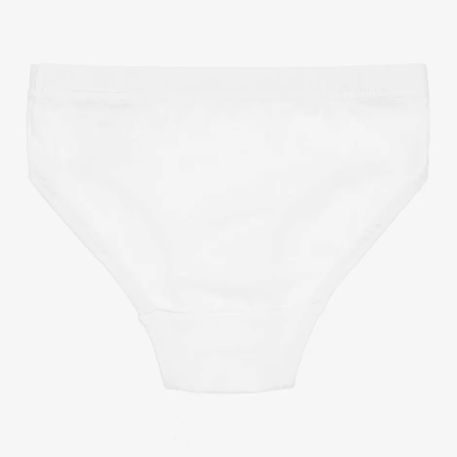 Childrensalon Essentials Boys White Organic Cotton Briefs (3 Pack) Clearance
