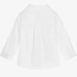 Jacadi Paris Boys White Organic Cotton Shirt Hot