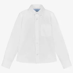 Dr. Kid Boys White Oxford Cotton Shirt Clearance