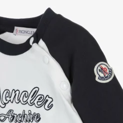 Moncler Enfant Boys White Raglan Sleeve Top