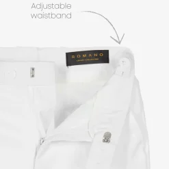 Romano Boys White Twill Suit Sale