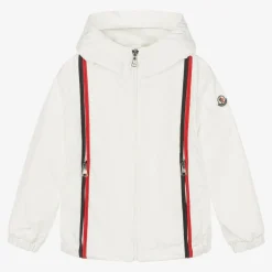 Moncler Enfant Boys White Windcheater Jacket