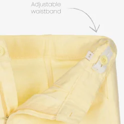 Caramelo Kids Boys Yellow Linen & Cotton Shorts Suit Best