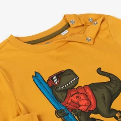 Timberland Boys Yellow Organic Cotton Top Hot