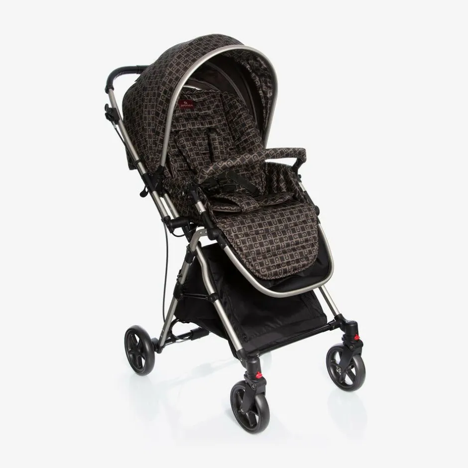 AIGNER Brown & Black Logo Stroller Online