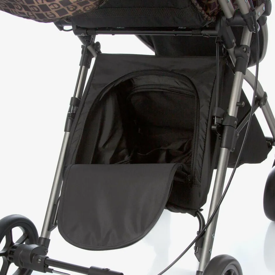 AIGNER Brown & Black Logo Stroller Online