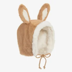 Elodie Brown Bunny Rabbit Baby Hat New
