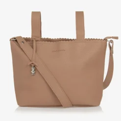 Pasito a Pasito Brown Faux Leather Baby Organiser Bag (30cm) New