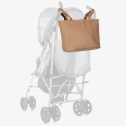 Pasito a Pasito Brown Faux Leather Baby Organiser Bag (30cm) New