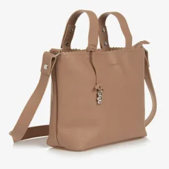 Pasito a Pasito Brown Faux Leather Baby Organiser Bag (30cm) New