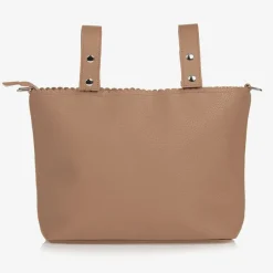 Pasito a Pasito Brown Faux Leather Baby Organiser Bag (30cm) New