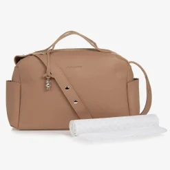 Pasito a Pasito Brown Faux Leather Changing Bag (35cm) Outlet