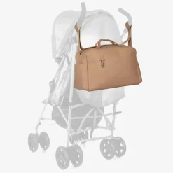 Pasito a Pasito Brown Faux Leather Changing Bag (35cm) Outlet