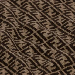 Fendi Brown FF Logo Blanket (85cm) Hot