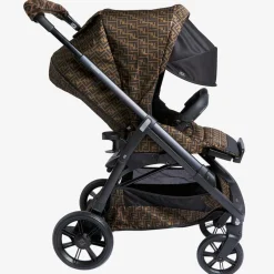 Fendi Brown FF Logo Stroller Online