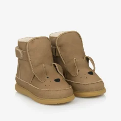Donsje Brown First Walker Dog Boots Outlet