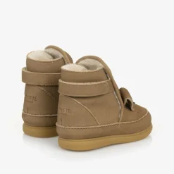 Donsje Brown First Walker Dog Boots Outlet
