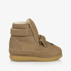 Donsje Brown First Walker Dog Boots Outlet