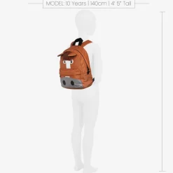 Stella McCartney Kids Brown Horse Backpack (32cm)