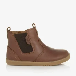 Bobux IWalk Brown Leather Baby Chelsea Boots Outlet