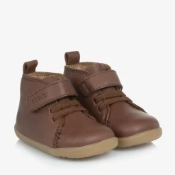 Bobux Step Up Brown Leather First Walker Boots Sale