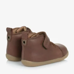 Bobux Step Up Brown Leather First Walker Boots Sale