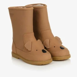 Donsje Brown Leather Koala Boots Truffle