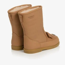 Donsje Brown Leather Koala Boots Truffle